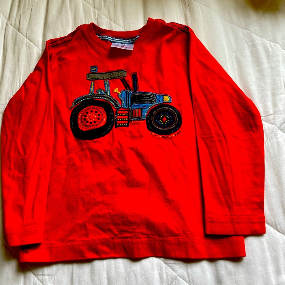 Hanna Andersson tractor long sleeve